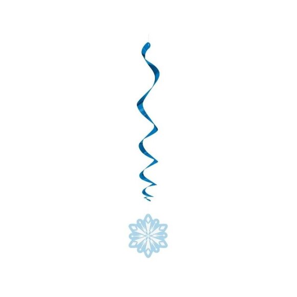 NEW Disney Frozen II Party Decoration Pack of 12 Swirl Hanging Decorations - Picture 3 of 5